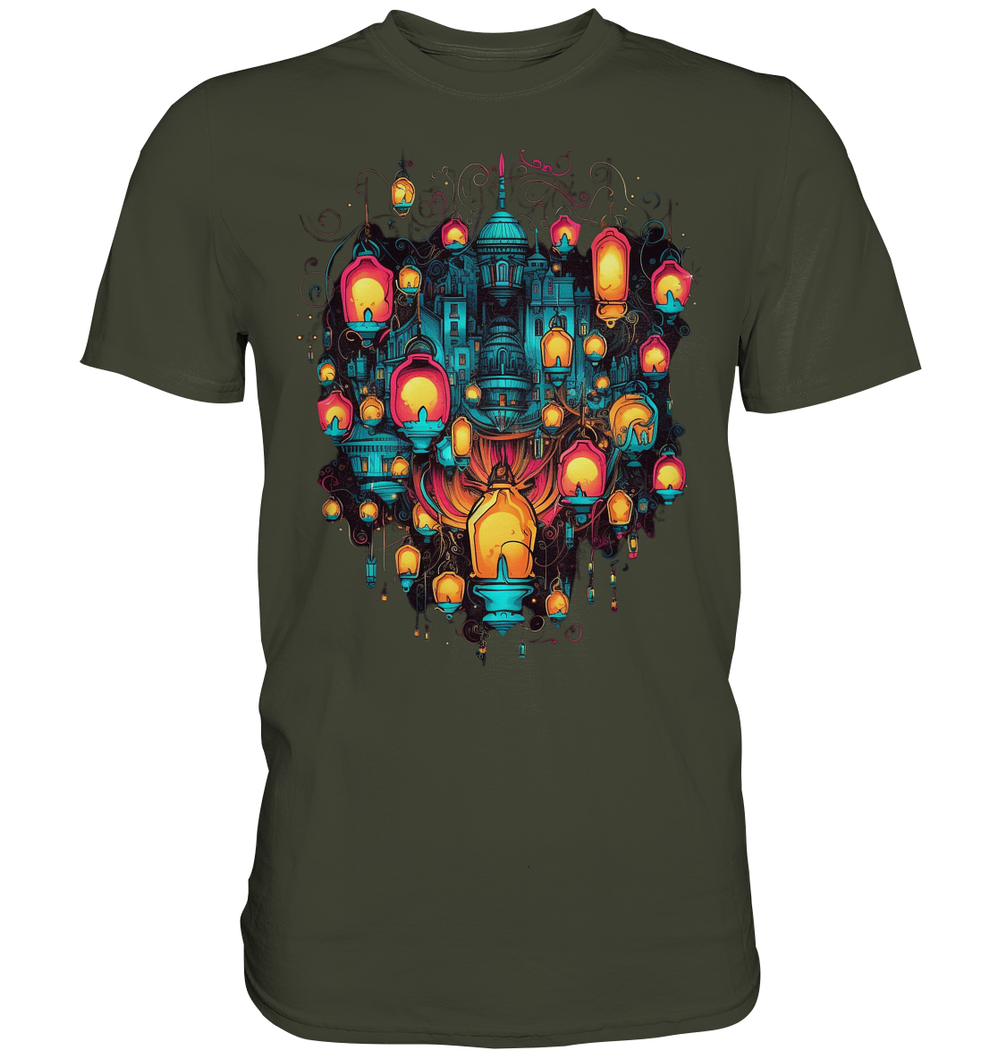 Laternen Lichter 3 - Premium Shirt