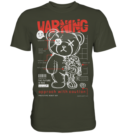 "Warning" Bär Streetstyle - Premium Shirt