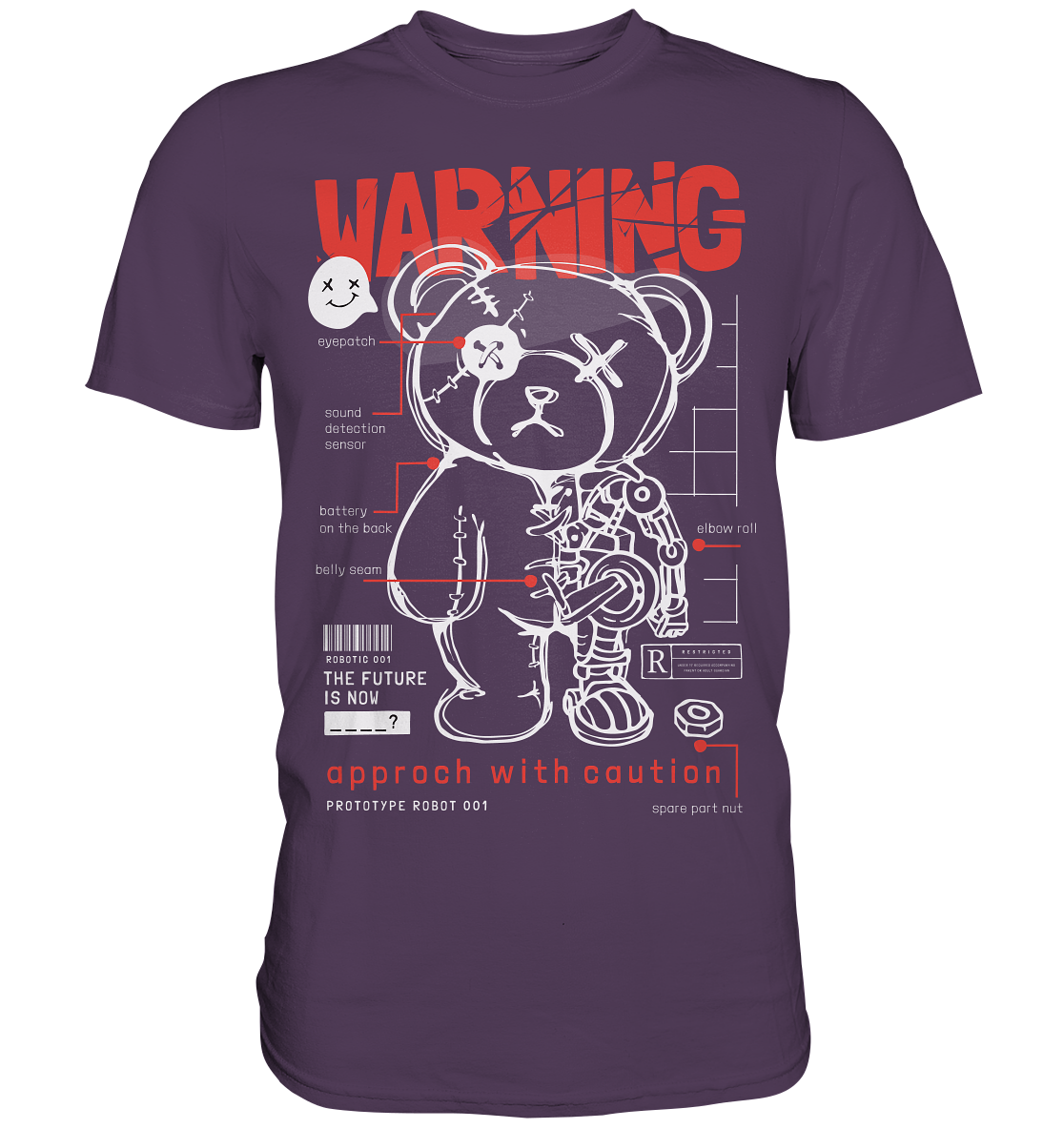 "Warning" Bär Streetstyle - Premium Shirt