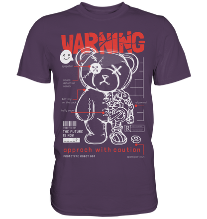 "Warning" Bär Streetstyle - Premium Shirt