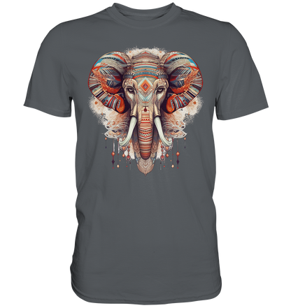 "Elefant-größen Ohr" Tiertotems - Premium Shirt