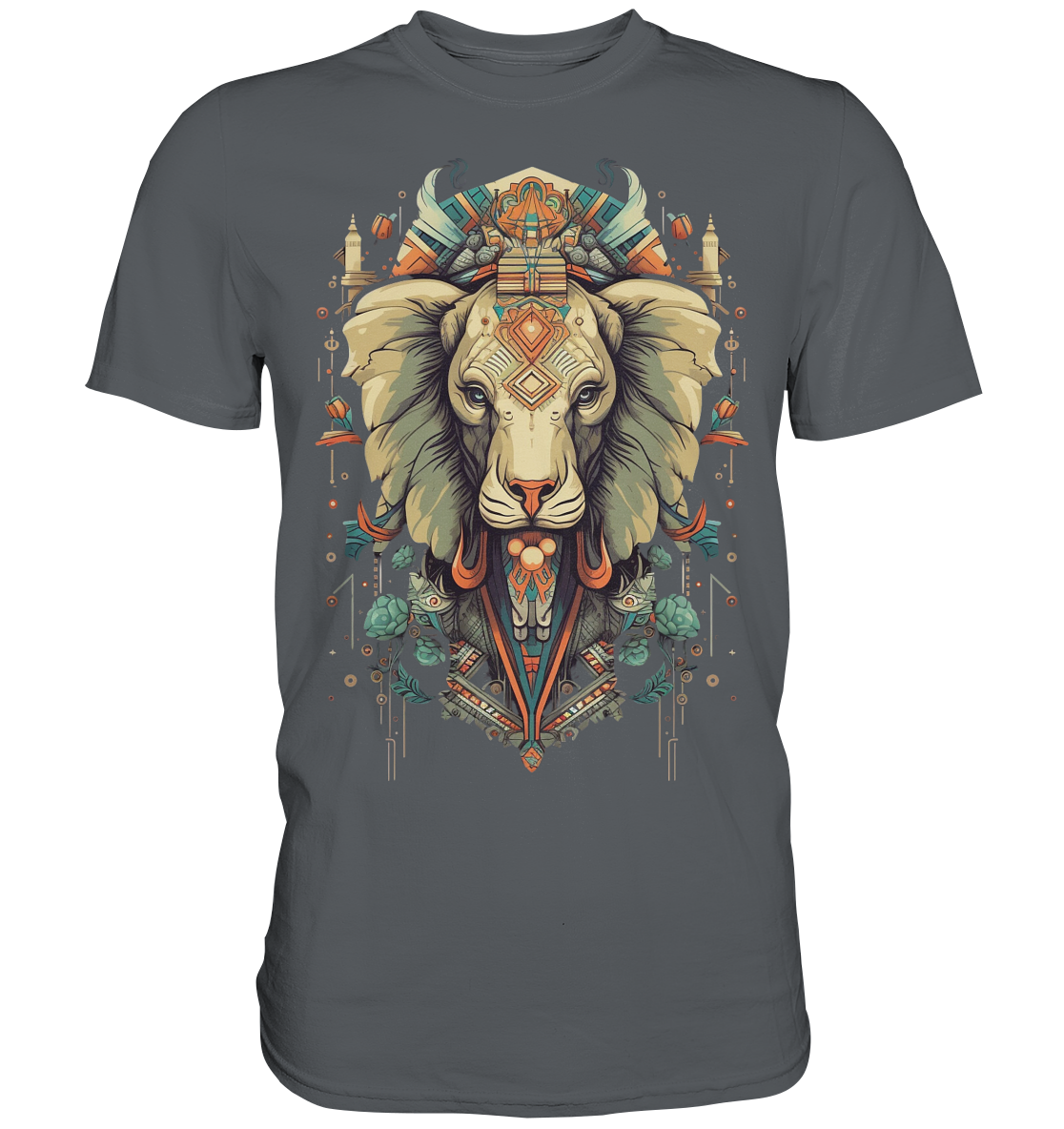 "Löwe" Tiertotems - Premium Shirt