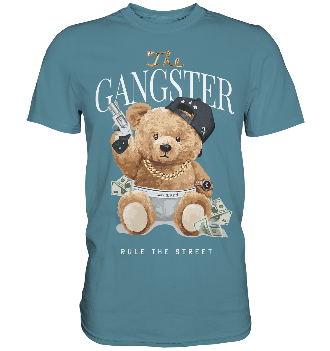 "The Gangster" Bär Streetstyle - Premium Shirt