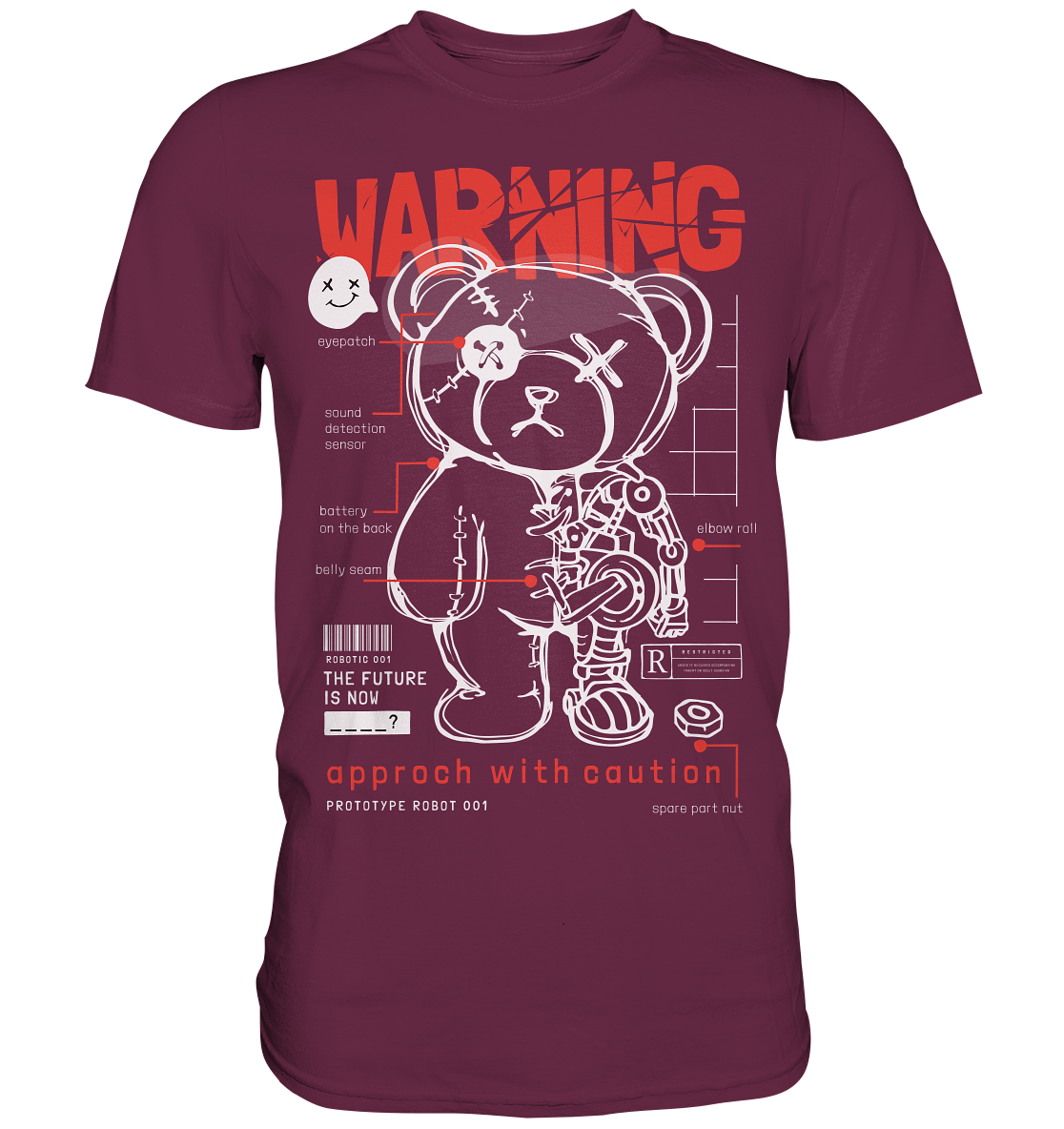 "Warning" Bär Streetstyle - Premium Shirt