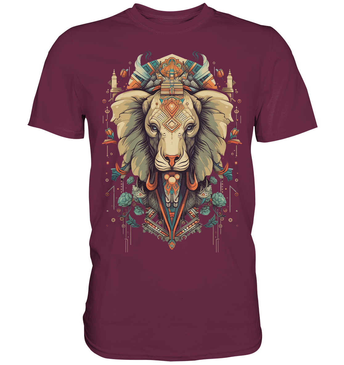 "Löwe" Tiertotems - Premium Shirt