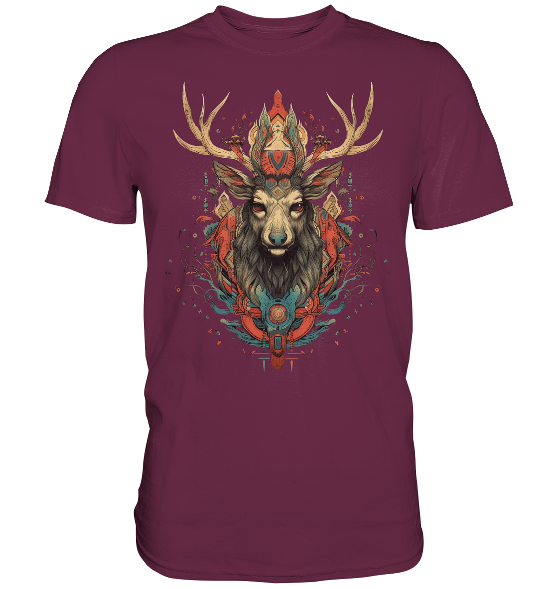 "Hirsch" Tiertotems - Premium Shirt