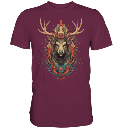 "Hirsch" Tiertotems - Premium Shirt