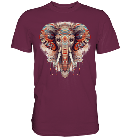 "Elefant-größen Ohr" Tiertotems - Premium Shirt