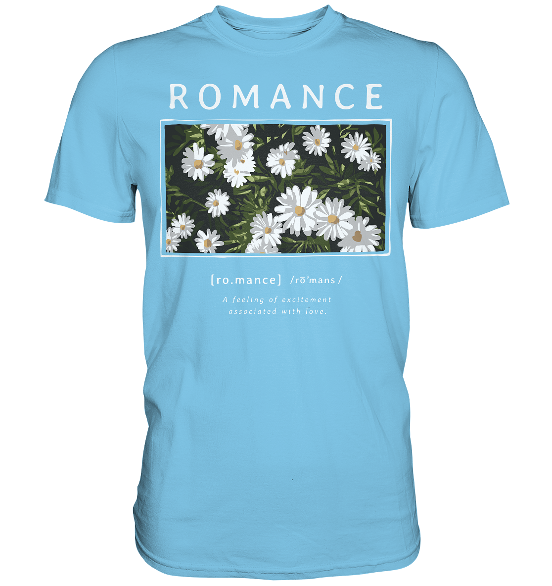 "Romance" Blumen Streetstyle - Premium Shirt