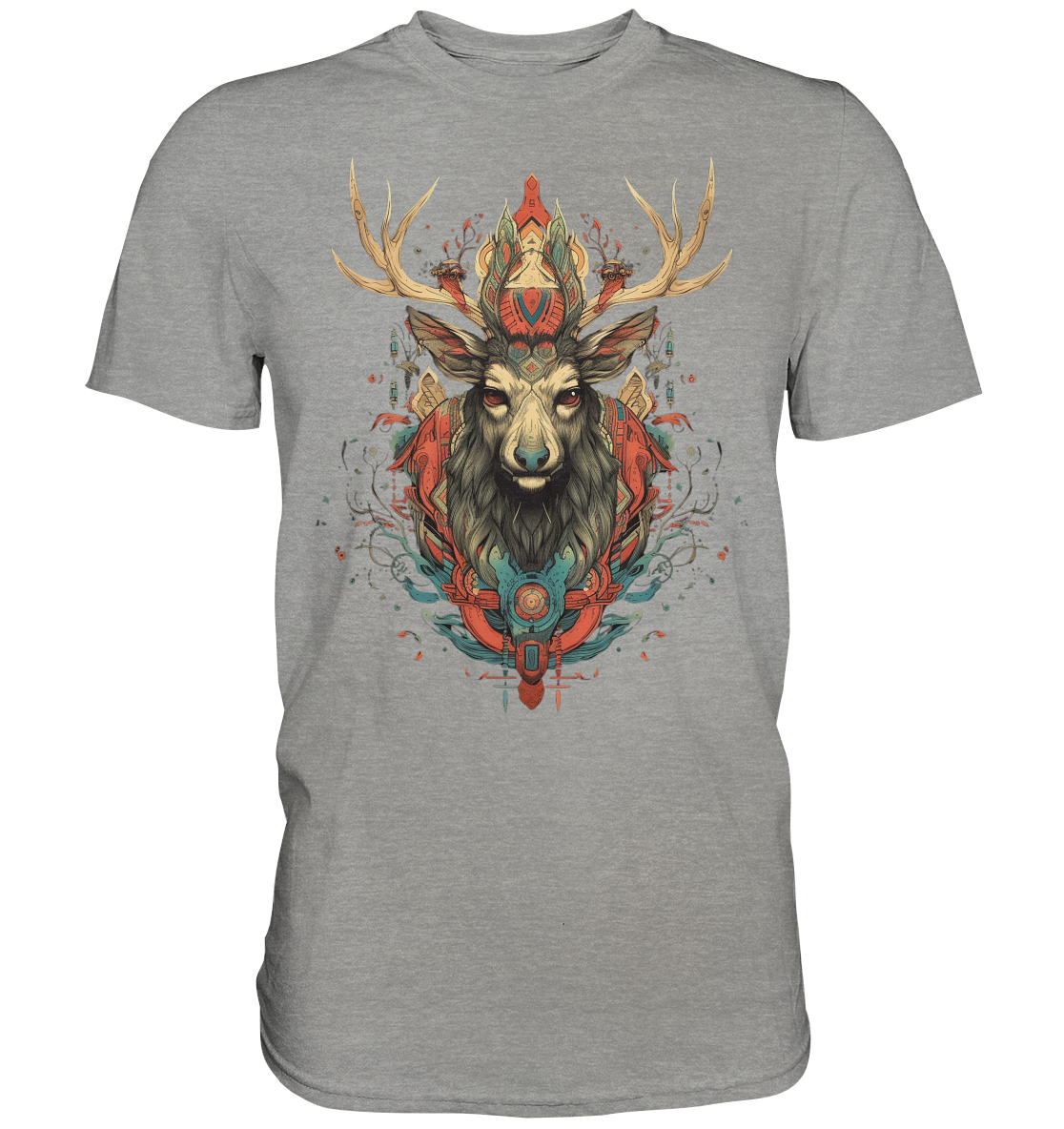 "Hirsch" Tiertotems - Premium Shirt