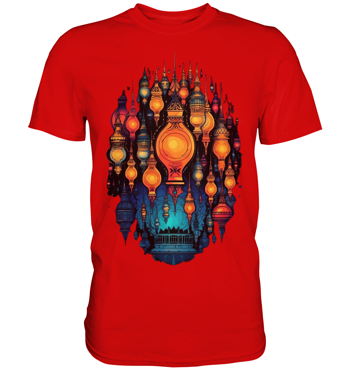 Laternen Lichter 10 - Premium Shirt