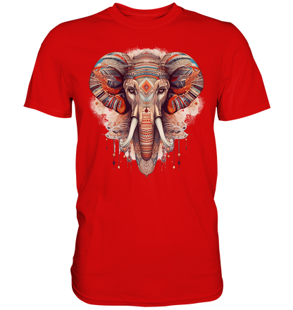 "Elefant-größen Ohr" Tiertotems - Premium Shirt