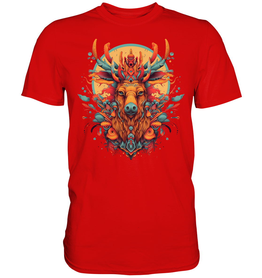 "Elch" Tiertotems - Premium Shirt