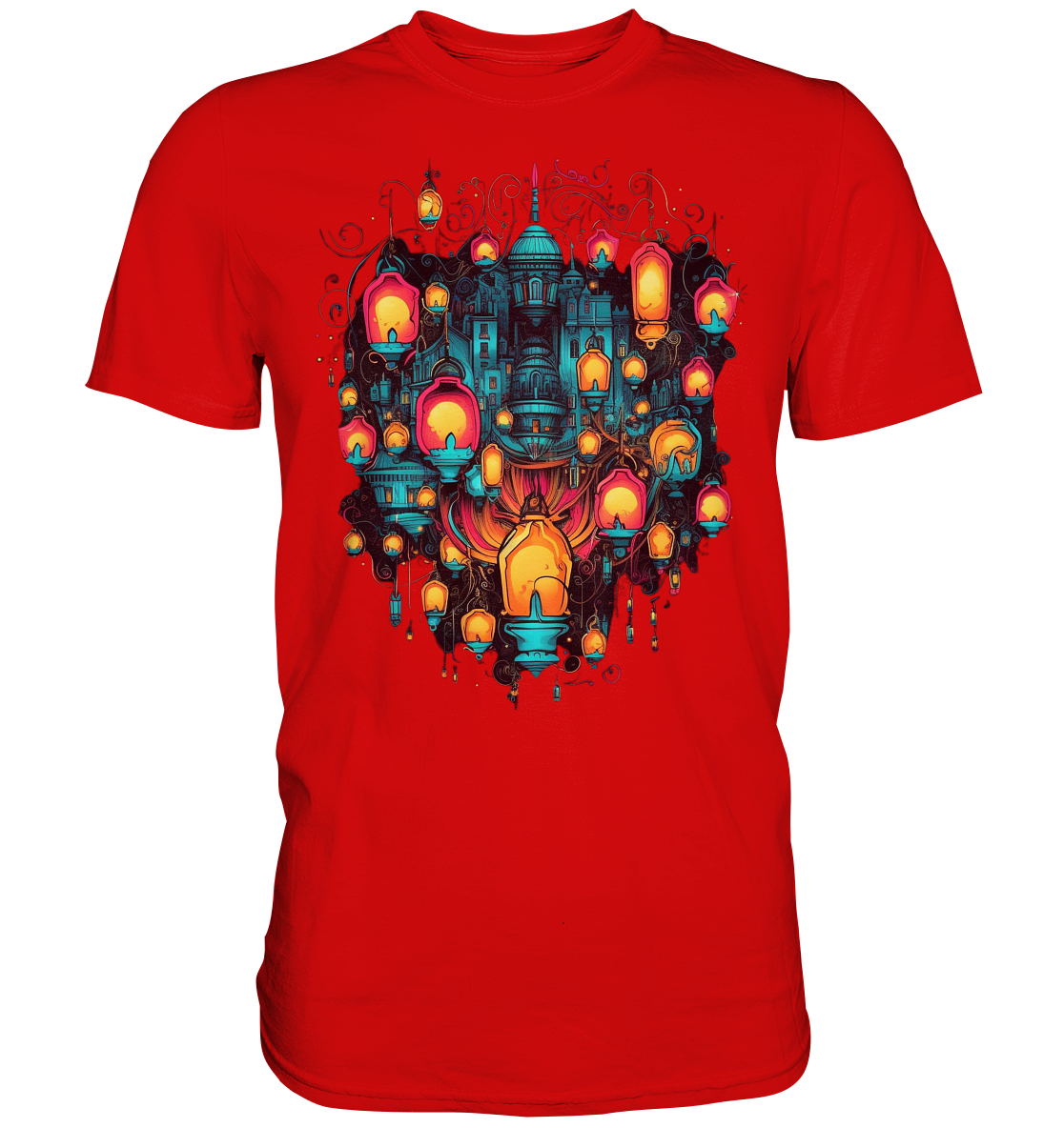 Laternen Lichter 3 - Premium Shirt