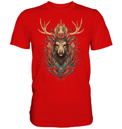 "Hirsch" Tiertotems - Premium Shirt