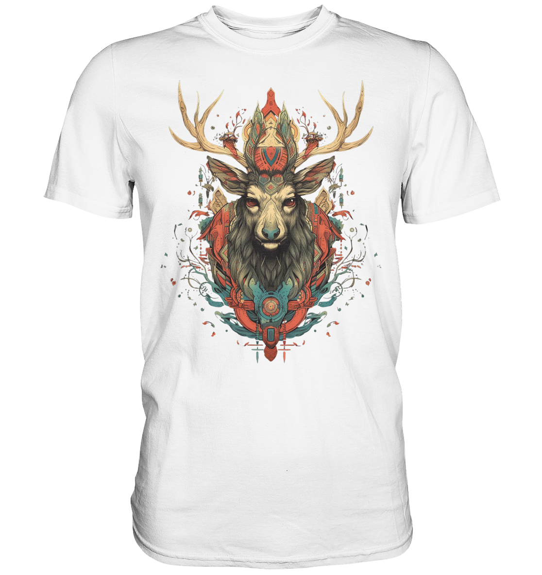 "Hirsch" Tiertotems - Premium Shirt