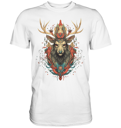 "Hirsch" Tiertotems - Premium Shirt