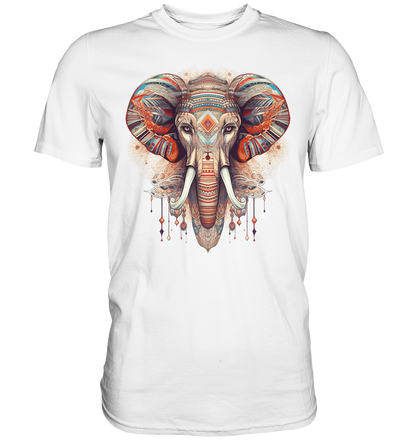 "Elefant-größen Ohr" Tiertotems - Premium Shirt