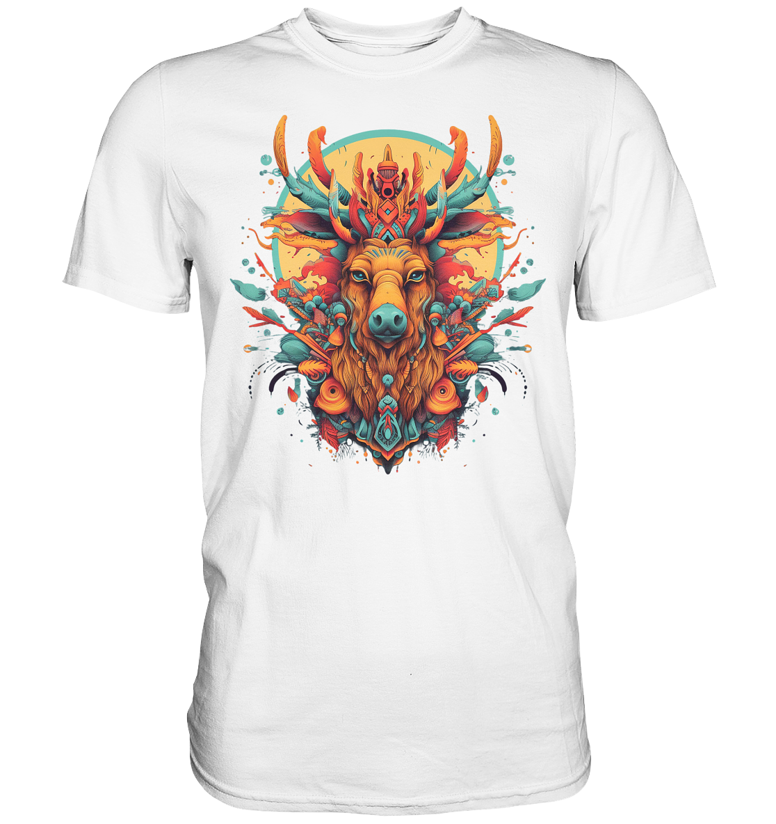 "Elch" Tiertotems - Premium Shirt