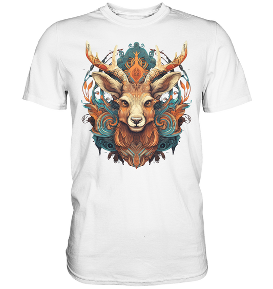 "Hirsch Bunt" Tiertotems - Premium Shirt