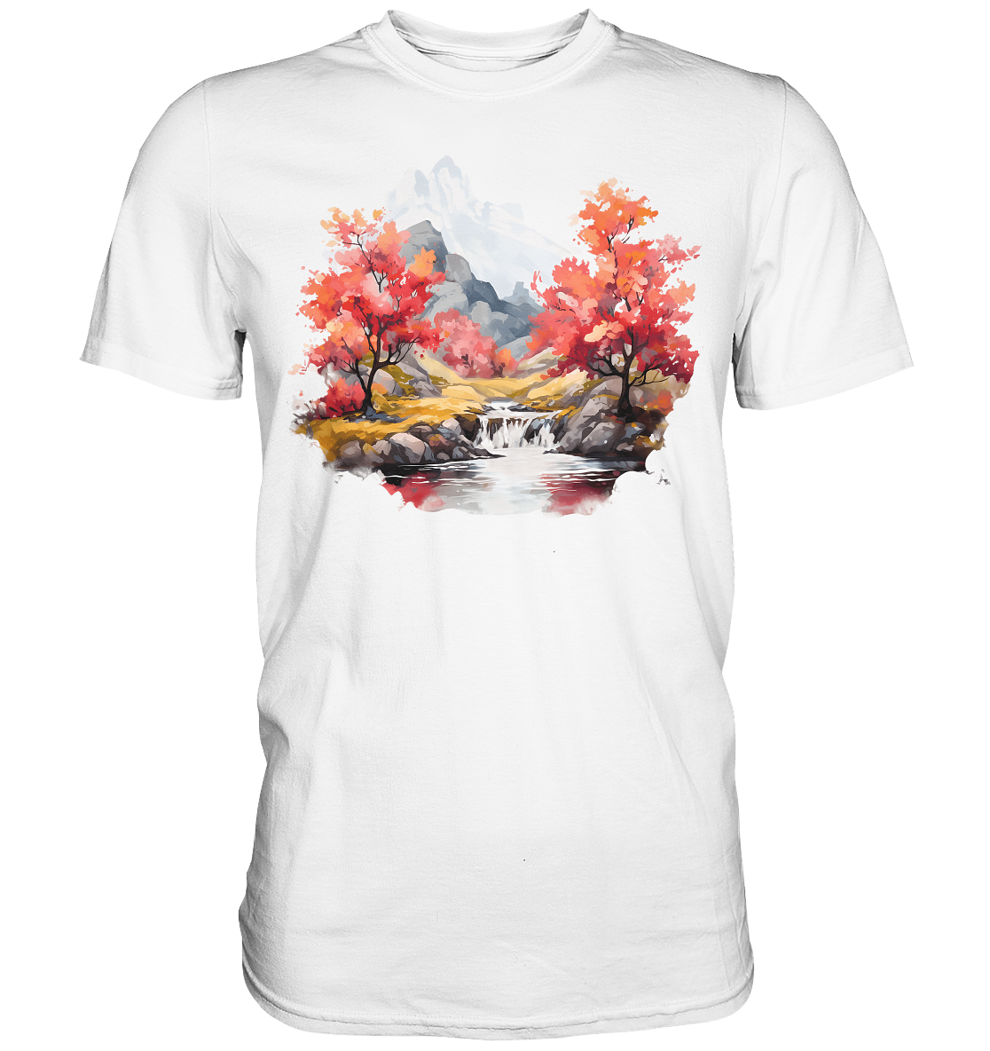 Fantasie Landschaft 10 - Premium Shirt