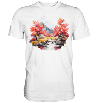 Fantasie Landschaft 10 - Premium Shirt