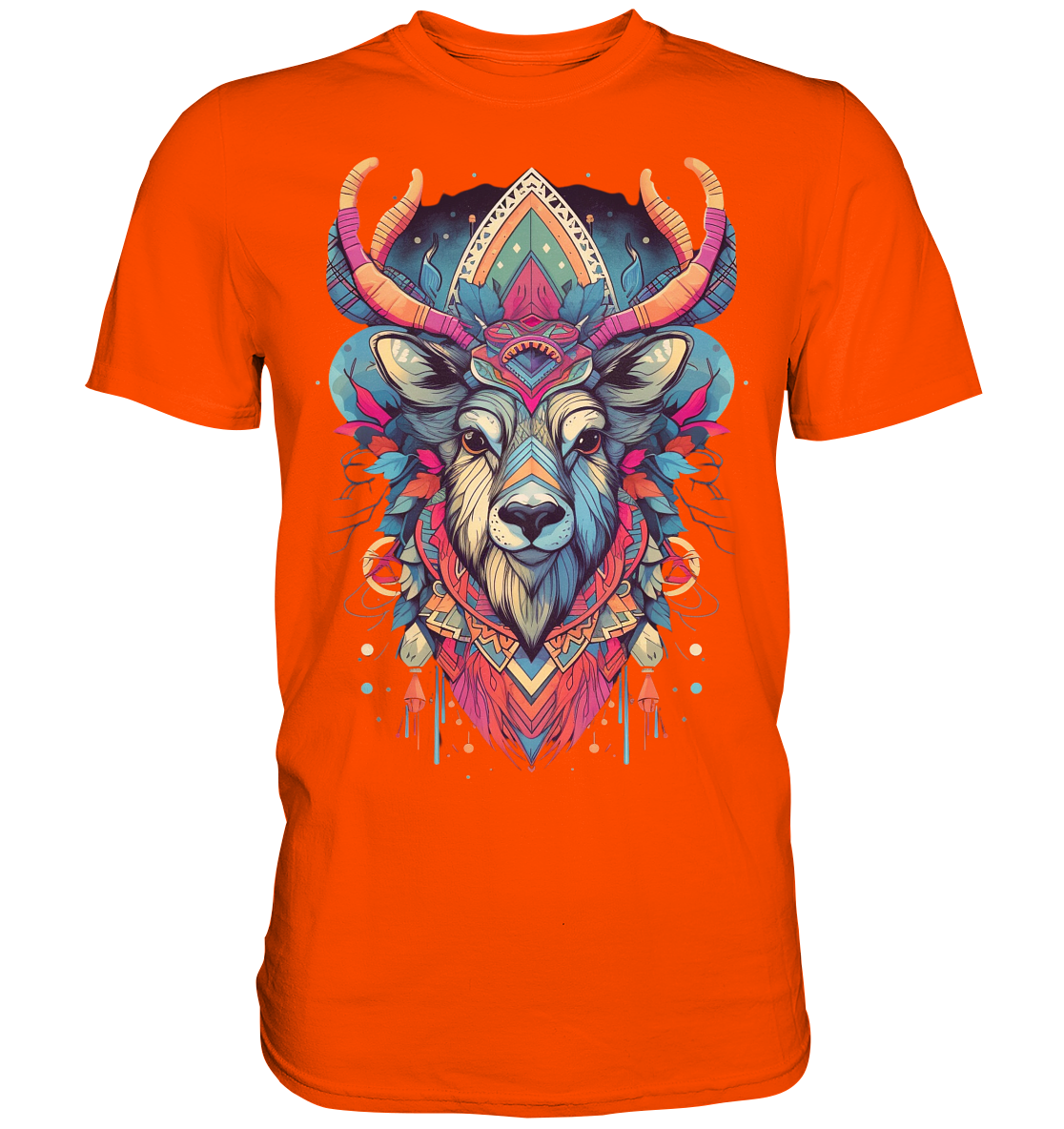 "Elch Bunt" Tiertotems - Premium Shirt