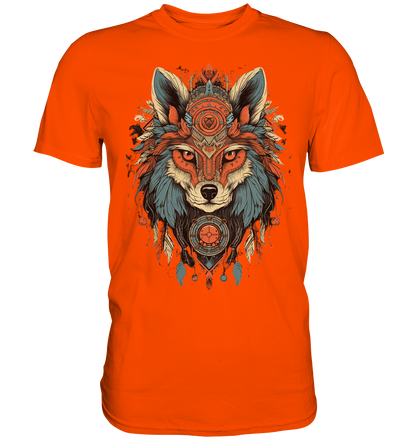 "Seriöse Fuchs" Tiertotems - Premium Shirt