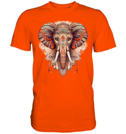 "Elefant-größen Ohr" Tiertotems - Premium Shirt