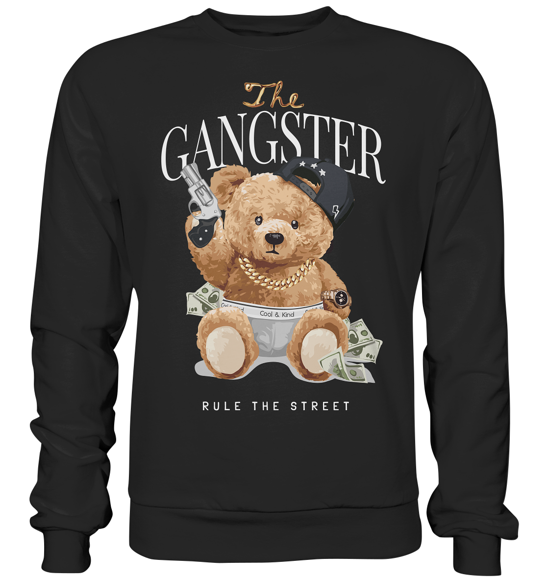 "The Gangster" Bär Streetstyle - Premium Sweatshirt