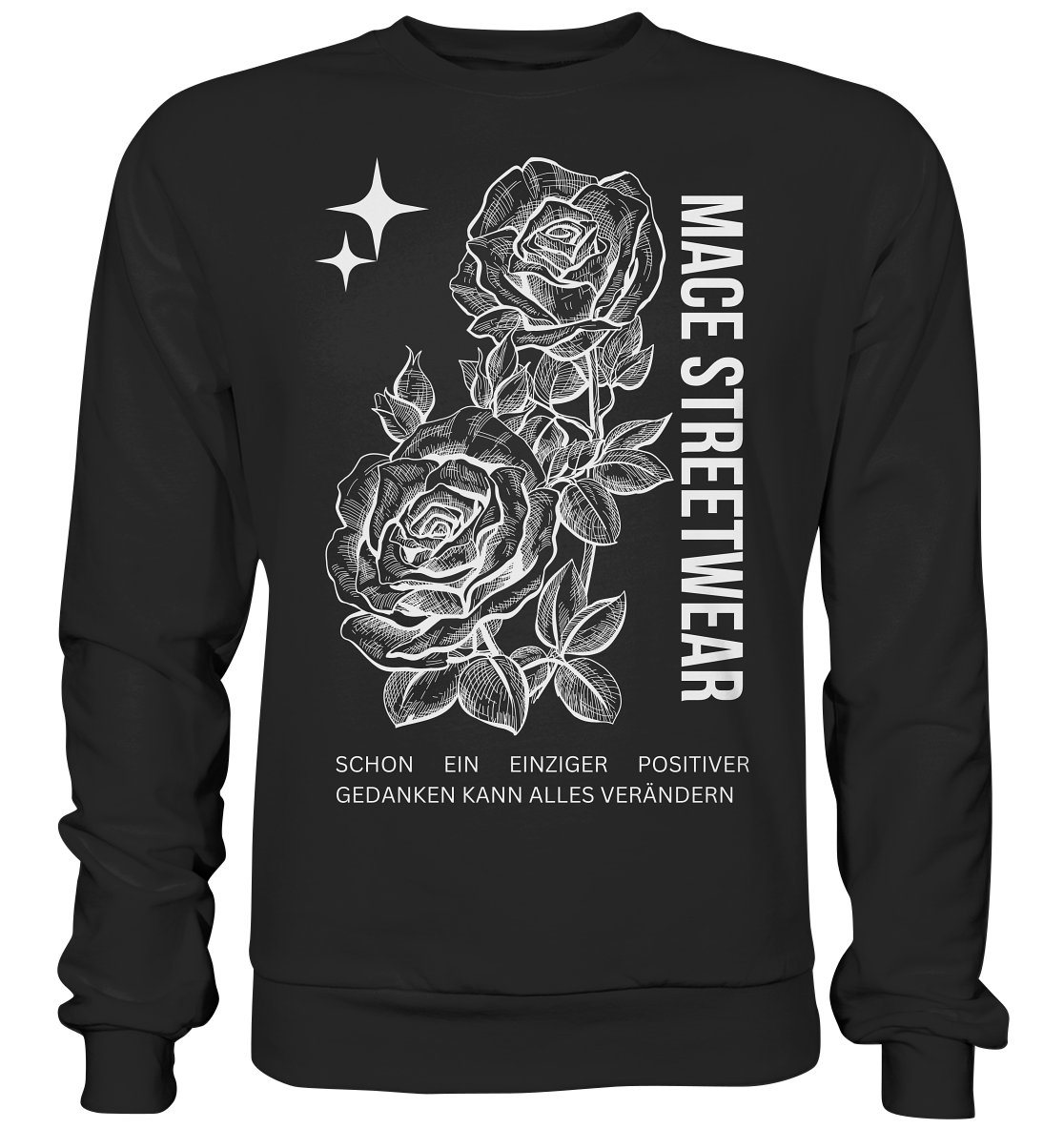 "Positiver Gedanken" Mace Optimismus - Premium Sweatshirt