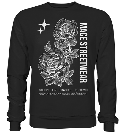 "Positiver Gedanken" Mace Optimismus - Premium Sweatshirt