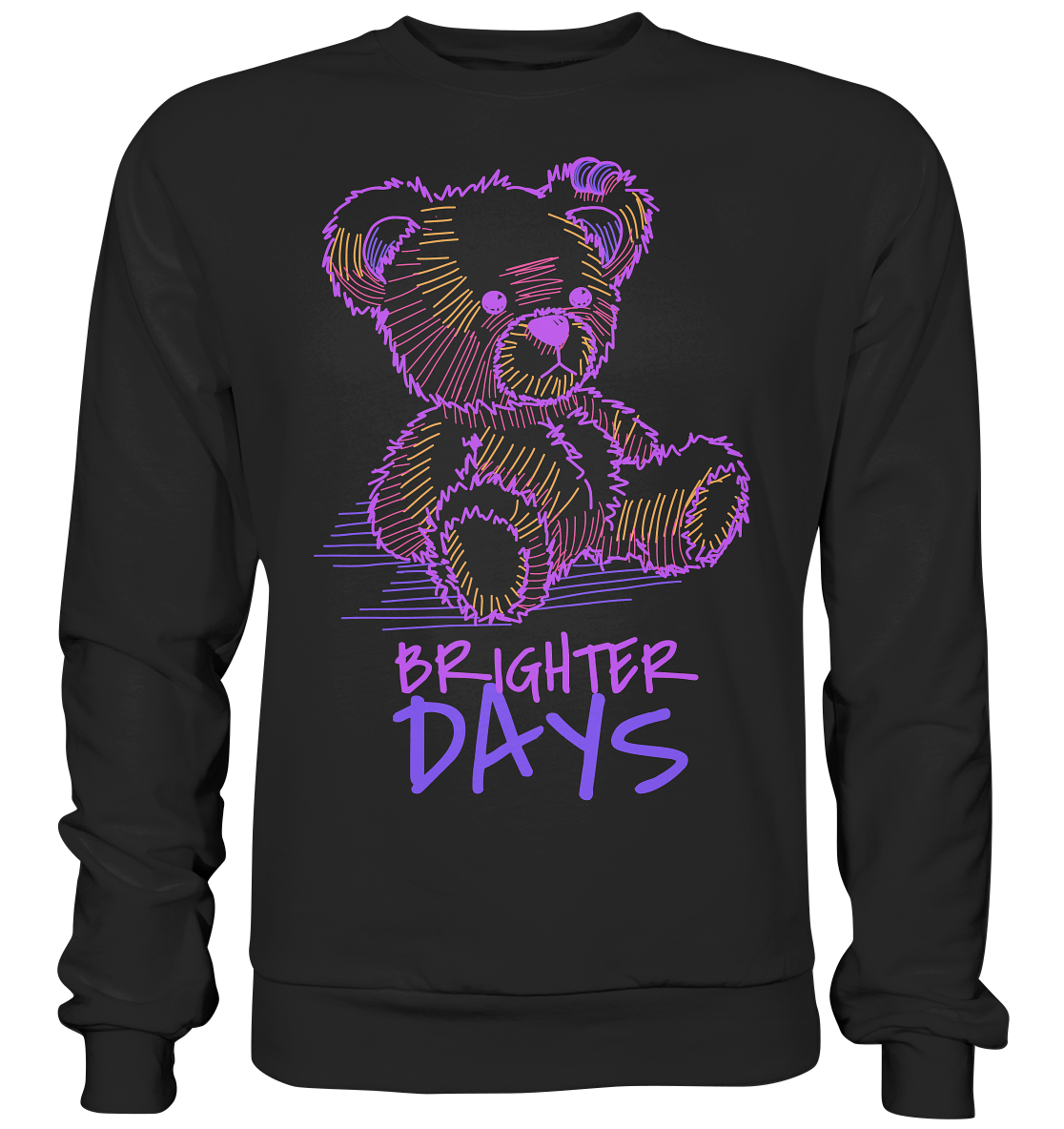 "Brighter Days" Bär Streetstyle - Premium Sweatshirt