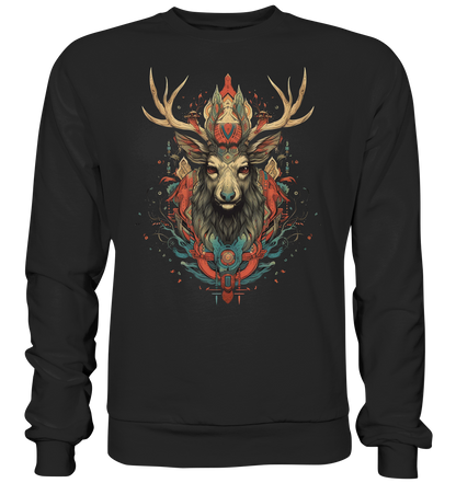 "Hirsch" Tiertotems - Premium Sweatshirt