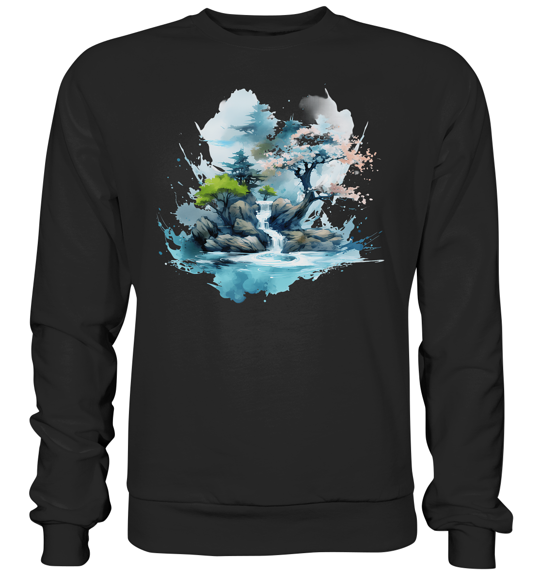 Fantasie Landschaft 3 - Premium Sweatshirt