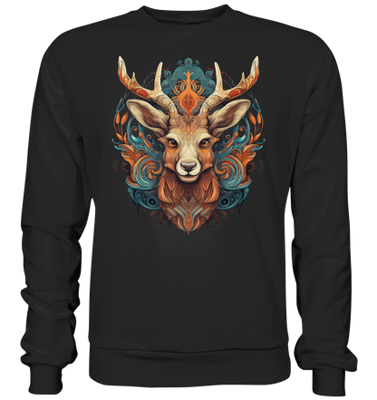 "Hirsch Bunt" Tiertotems - Premium Sweatshirt