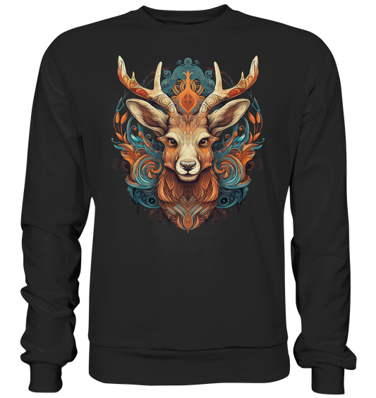 "Hirsch Bunt" Tiertotems - Premium Sweatshirt