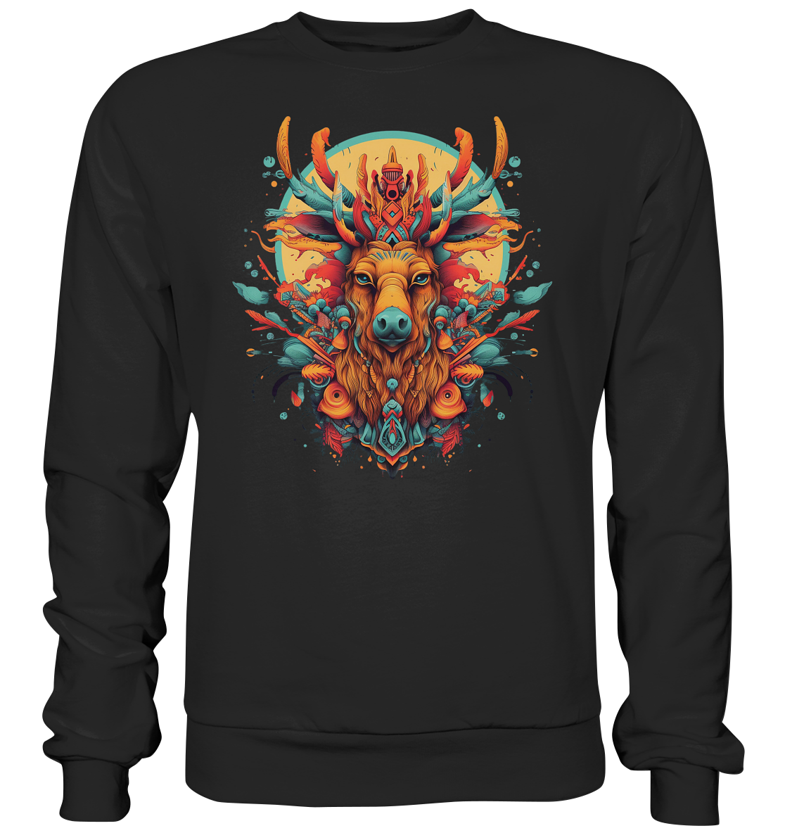 "Elch" Tiertotems - Premium Sweatshirt