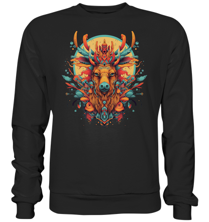 "Elch" Tiertotems - Premium Sweatshirt