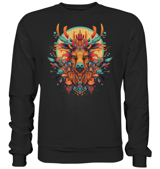 "Elch" Tiertotems - Premium Sweatshirt