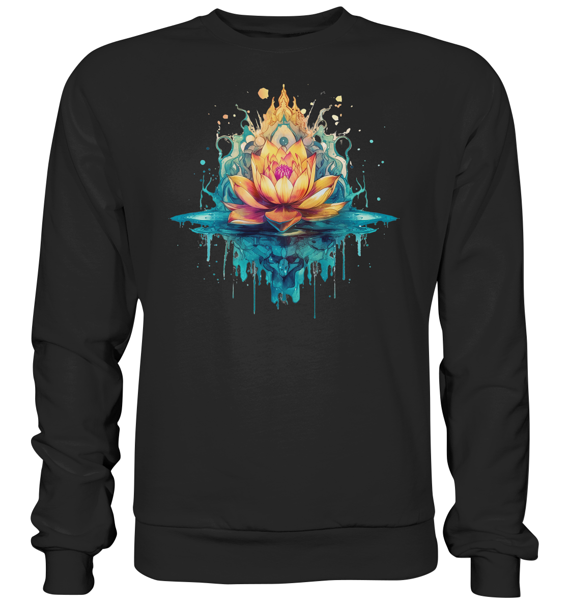 Lotus Blumen 3 - Premium Sweatshirt