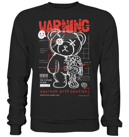 "Warning" Bär Streetstyle - Premium Sweatshirt