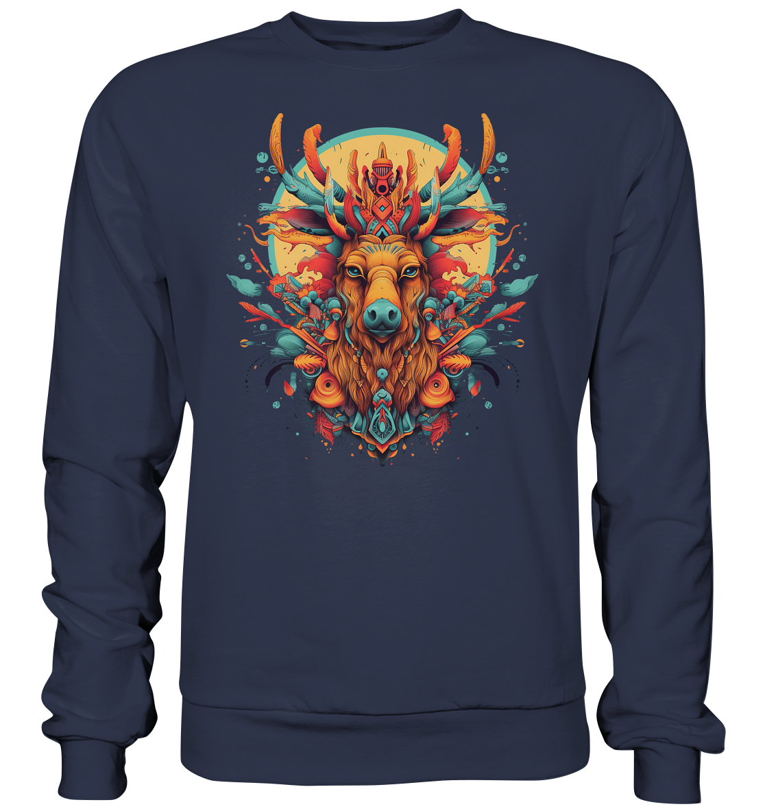 "Elch" Tiertotems - Premium Sweatshirt