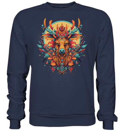 "Elch" Tiertotems - Premium Sweatshirt