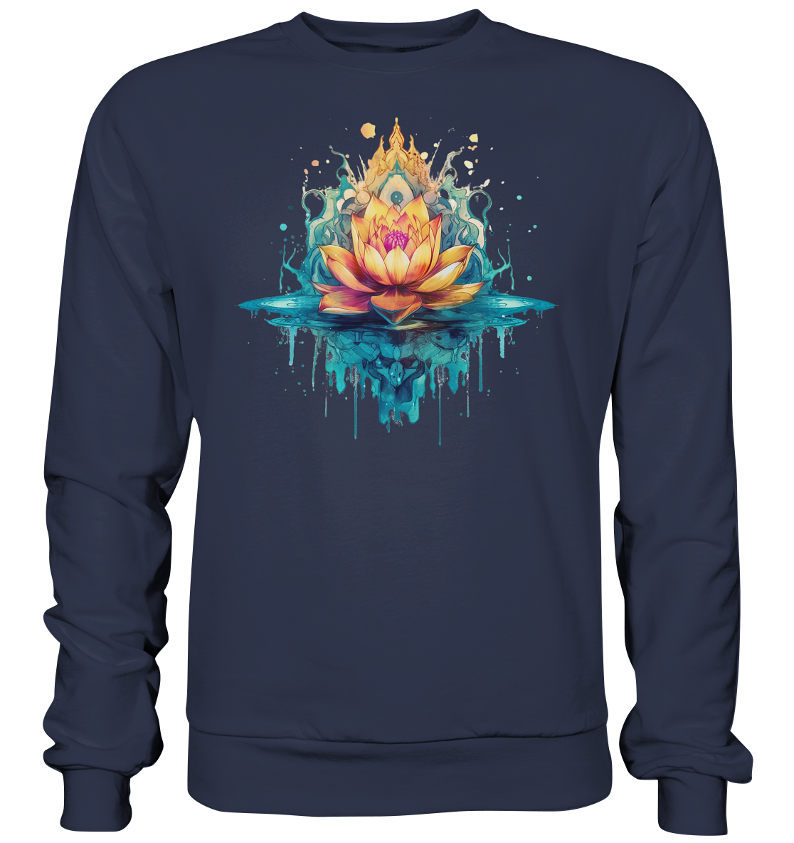 Lotus Blumen 3 - Premium Sweatshirt