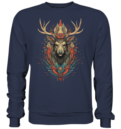 "Hirsch" Tiertotems - Premium Sweatshirt