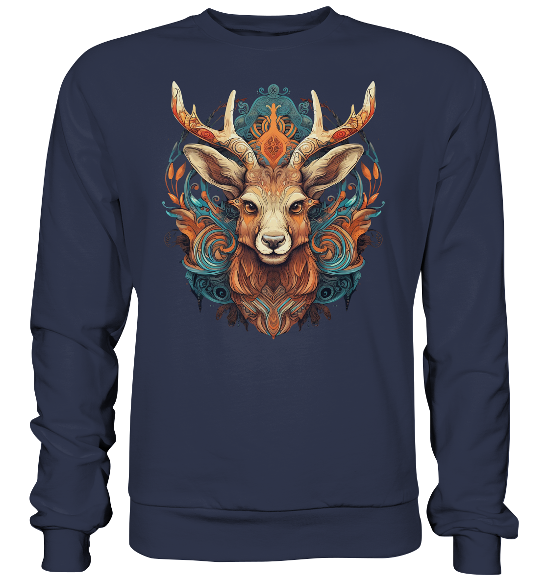 "Hirsch Bunt" Tiertotems - Premium Sweatshirt