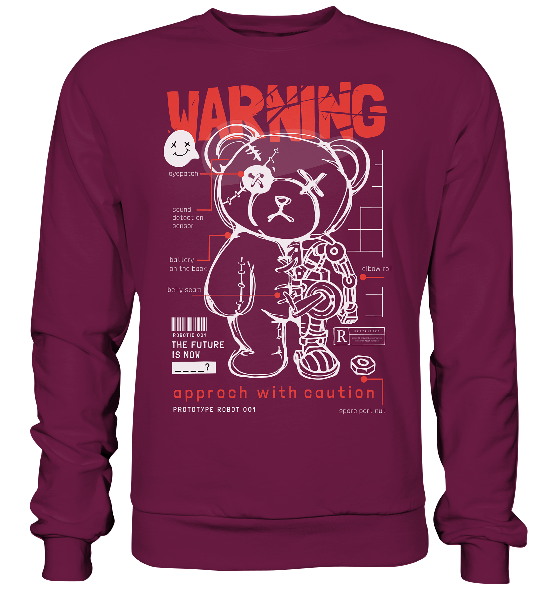 "Warning" Bär Streetstyle - Premium Sweatshirt