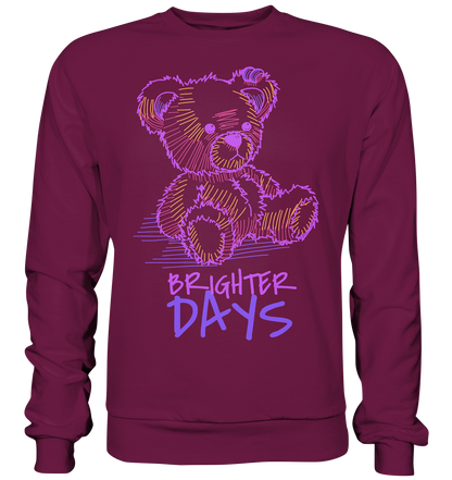 "Brighter Days" Bär Streetstyle - Premium Sweatshirt