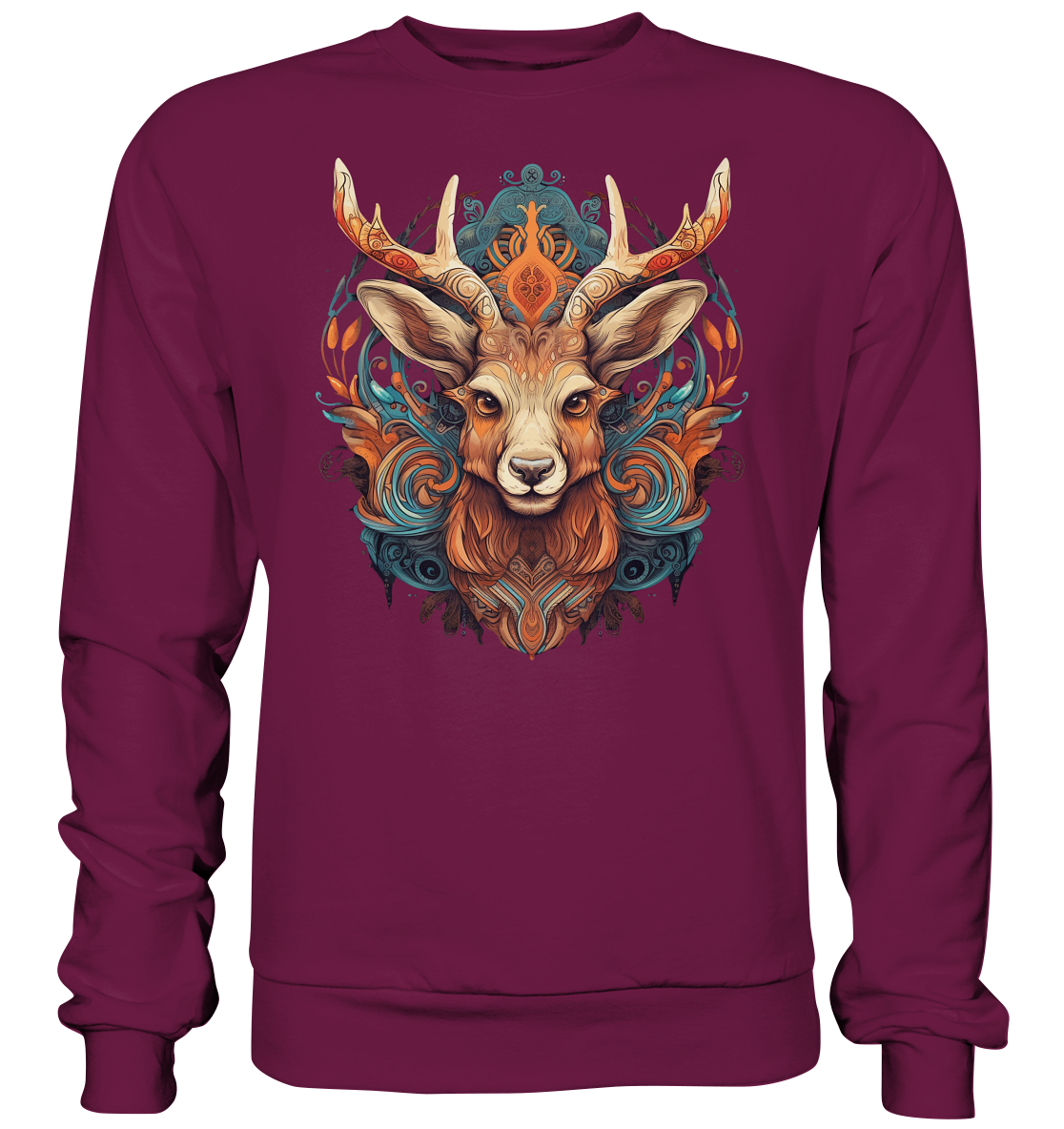 "Hirsch Bunt" Tiertotems - Premium Sweatshirt